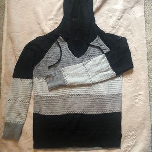 Crocheted lightweight hoodie